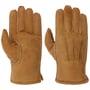 Luvas de Dedos Inteiros Lambskin by Pearlwood castanho claro