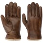 Luvas em Pele Wilson Knit Edge by Pearlwood castanho