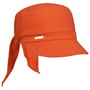 Bandana com Viseira Uni Jersey by Seeberger laranja