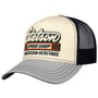 Boné Camionista Speed Shop by Stetson cinza - bege