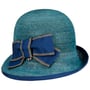 Chapéu de Palha Caliveta Chrochet by bedacht azul marinho