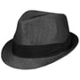 Chapéu de Tecido Herringbone Trilby by Lipodo antracite