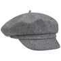 Boné Newsboy Uni Wool by Barascon cinzento claro