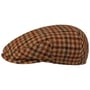 Boné Plano Mini Check Wool Driver by Lierys bege - castanho