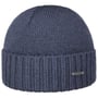 Gorro com Bainha Norham Merino by Stetson azul petróleo