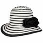 Chapéu de Algodão Deronda Twotone by McBURN preto - branco creme