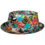 Chapéu de Linho Fantasy Print Pork Pie by Lierys cores mistas