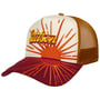 Boné Camionista Rising Sun by Stetson laranja - vermelho
