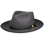 Chapéu Alcester Fedora 160 Years by Stetson cinzento