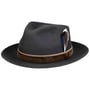 Chapéu de Lã Pinehurst Fedora by Stetson cinzento escuro