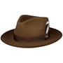 Chapéu de Feltro de Pêlo Thornley by JJ Hats castanho