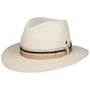 Chapéu Panamá Menton Striped Band by Mayser branco creme - bege