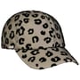 Boné Faux Leather Leo Print by Seeberger bege - preto