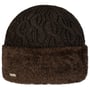 Gorro de Malha Faux Fur Cuff by Seeberger castanho escuro