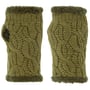 Aquecedores de Pulso Cable Knit by Seeberger azeitona
