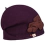Gorro de Lã Fresada Lindola by bedacht ameixa