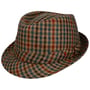 Chapéu Classic Check Trilby by Alfonso D'Este bege