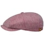 Boné Plano Hatteras Seda by Stetson vermelho escuro