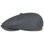 Boné Plano Hatteras Seda by Stetson preto - cinzento