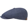 Boné Plano de Linho Hatteras by Stetson azul marinho