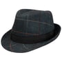 Chapéu de Tecido Brisburgh Trilby by Lipodo azul marinho