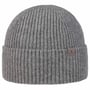 Gorro com Bainha Uni Merino Rib by Lierys cinzento