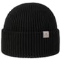 Gorro com Bainha Uni Merino Rib by Lierys preto