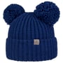 Gorro de Malha Double Pom by Lierys azul