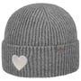 Gorro de Malha Extra Fine Merino Heart by Lierys cinzento