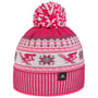 Gorro com Pompom Retroski by Eisbär cor-de-rosa