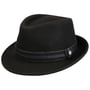 Chapéu de lã Prenscott Trilby by Lierys preto