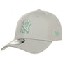Boné 9Forty NY Yankees Outline by New Era cinzento claro