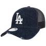 Boné Camionista WMNS Denim Dodgers by New Era azul marinho