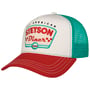 Boné Camionista All American Diner by Stetson branco - vermelho