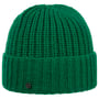 Gorro com Bainha Uni Rib Knit by Loevenich verde