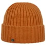 Gorro com Bainha Uni Rib Knit by Loevenich laranja