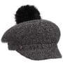 Boné Newsboy Soft Pompom by Loevenich antracite