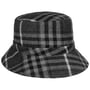 Chapéu de Tecido Donora Check Bucket by Lierys antracite