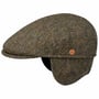 Boné Plano Sidney Plus Harris Tweed by Mayser castanho-azeitona