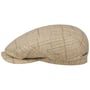 Boné Plano Linen Mix Stripe Driver by Stetson bege