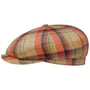 Boné Plano Hatteras Rescola by Stetson bege - vermelho
