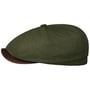 Boné Plano Hatteras Waxed Cotton Linen by Stetson azeitona