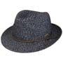 Chapéu Washed Braid Trilby by Stetson azul marinho