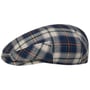 Boné Plano Caroma Check Driver by JJ Hats azul