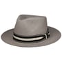 Chapéu Panamá Revallo Fedora by JJ Hats cinzento
