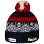 Gorro com Pompom Norrak Ski Austria by Eisbär cinzento - vermelho
