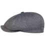 Boné de Linho Hatteras 8 Panel by Stetson azul manchado