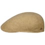 Boné Plano de Linho Ivy by JJ Hats bege - manchado