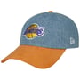 Boné NBA Denim Midi Lakers by New Era azul - amarelo