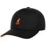 Boné Wool Flexfit by Kangol preto - laranja